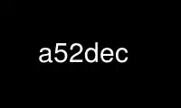 Запустите a52dec в бесплатном хостинг-провайдере OnWorks через Ubuntu Online, Fedora Online, онлайн-эмулятор Windows или онлайн-эмулятор MAC OS