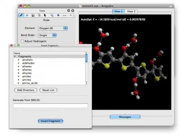 Download web tool or web app Avogadro