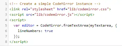 Download web tool or web app CodeMirror