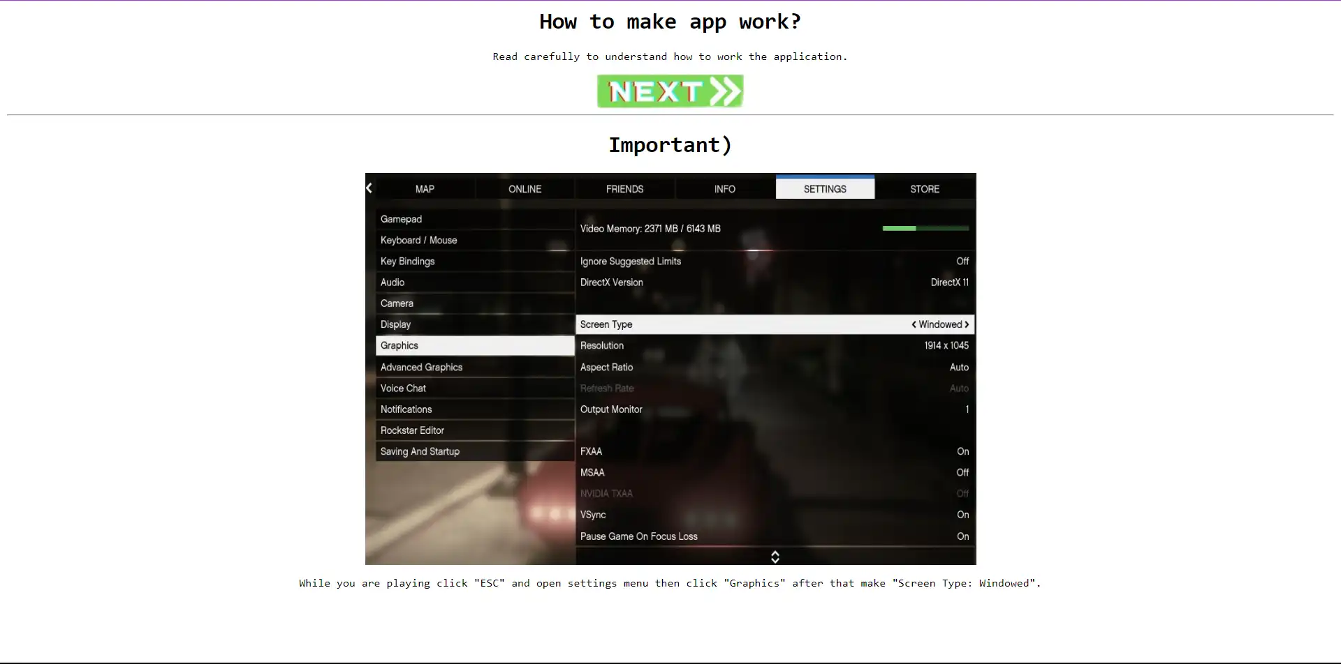 Download web tool or web app GTA V PVP MACRO