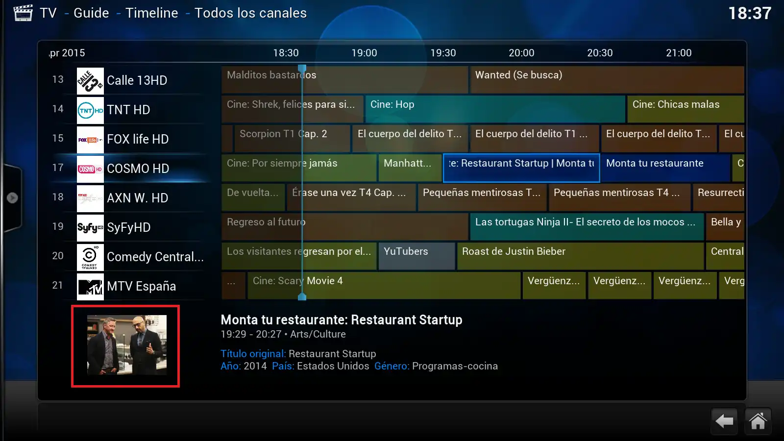 Download web tool or web app movistartv